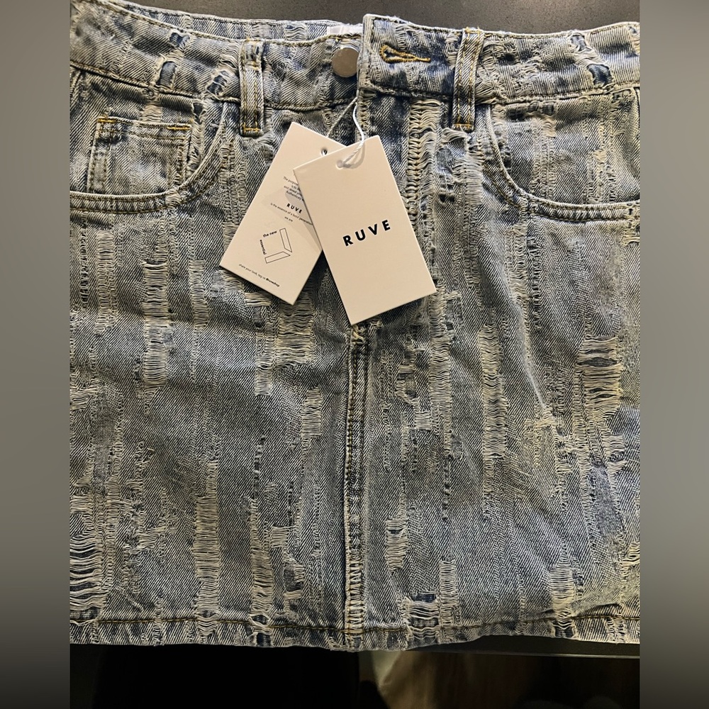 RUVE SHOP Denim Skirt Size US S